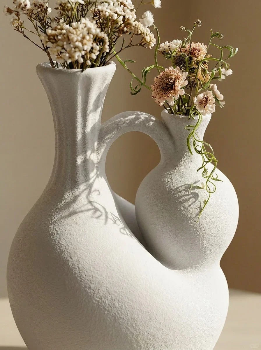 The Right Ceramic Vase for a Narrow Console Table