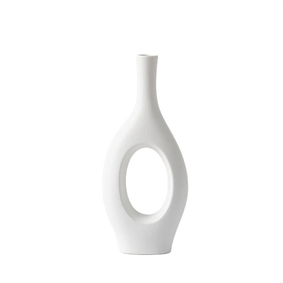 How to Style a Shelf or Console with Ceramic Vases: One Anchor, Better Spacing