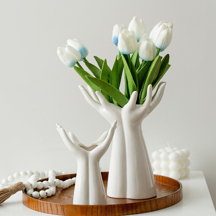 Solenne Sculptural Ceramic Vase