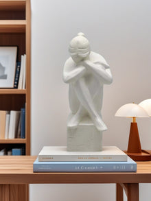 Cadrune Abstract Ceramic Figure | Modern Shelf Decor