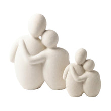 Cadrune Abstract Ceramic Couple Sculpture
