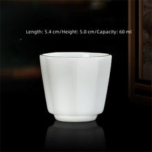 Cadrune Blanc de Chine Porcelain Tea Cup