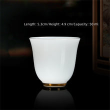 Cadrune Blanc de Chine Porcelain Tea Cup