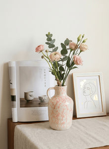 Cadrune Hand-Painted Ceramic Vase