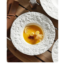 White Rock Texture Ceramic Coupe Bowl