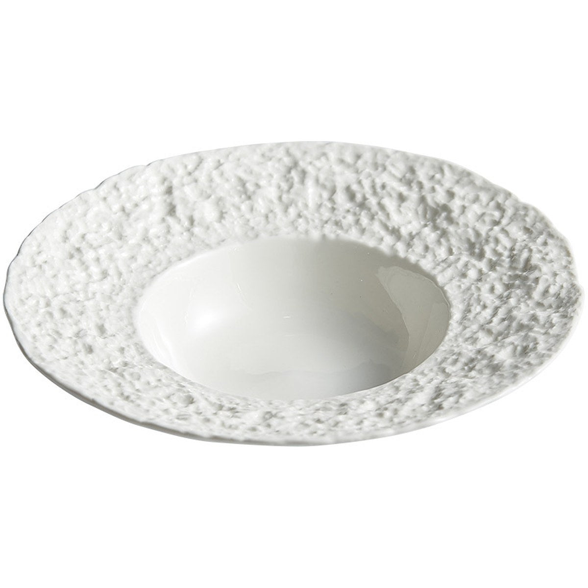 White Rock Texture Ceramic Coupe Bowl
