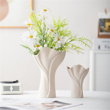Cadrune Matte White Ceramic Vase