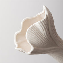 Cadrune Matte White Ceramic Vase