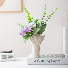 Cadrune Matte White Ceramic Vase