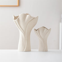 Cadrune Matte White Ceramic Vase