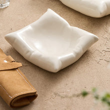 Porcelain Pillow Square Dish