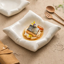 Porcelain Pillow Square Dish