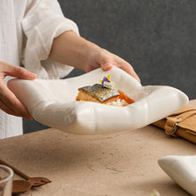 Porcelain Pillow Square Dish